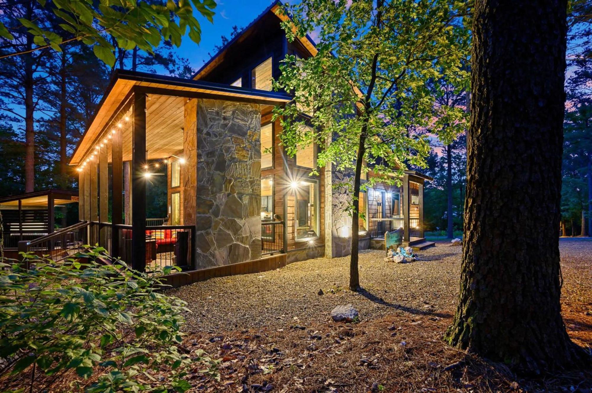 Luxury Cabin In The Woods With Hot Tub And Yard Games! بروكن بو المظهر الخارجي الصورة